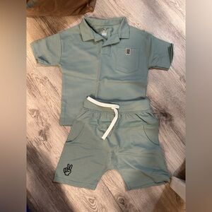 Matching collars set for toddler boy